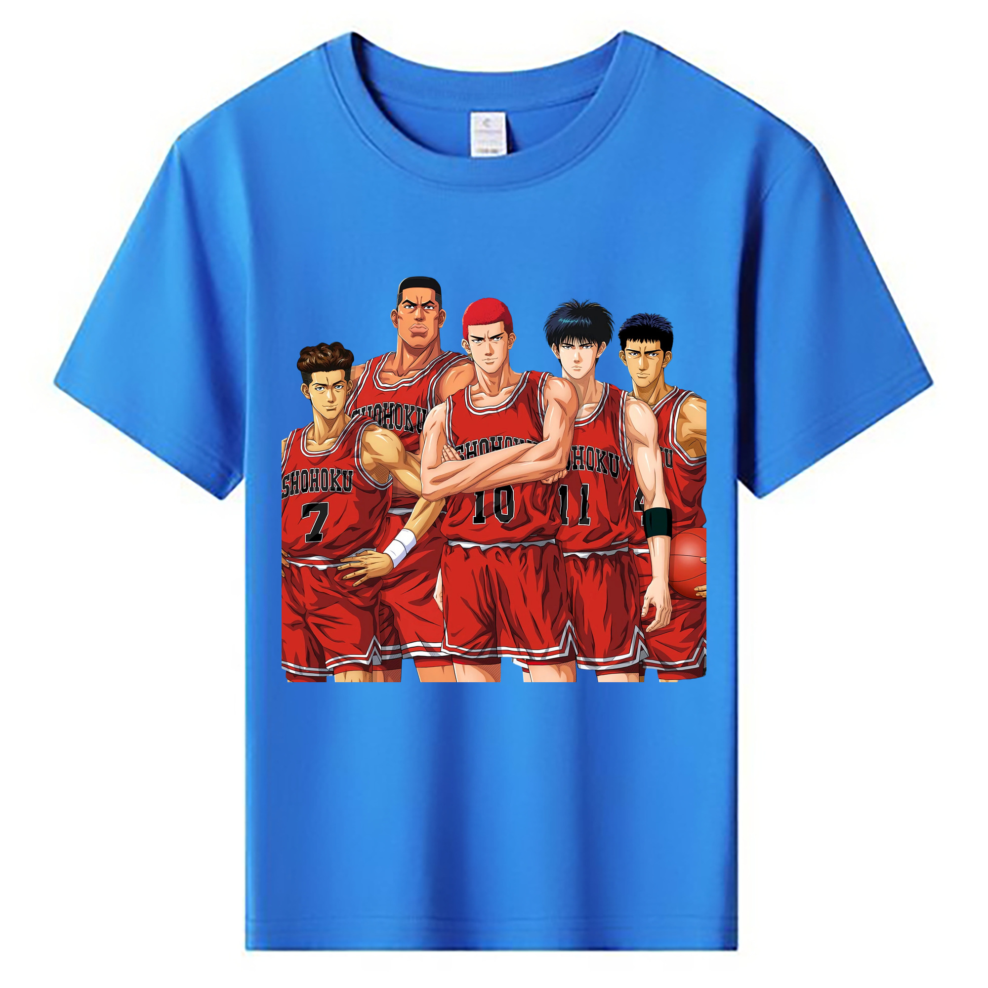 （画像用） SLAM DUNK／スラムダンク 綿100％キッズTシャツ（フロントプリント）